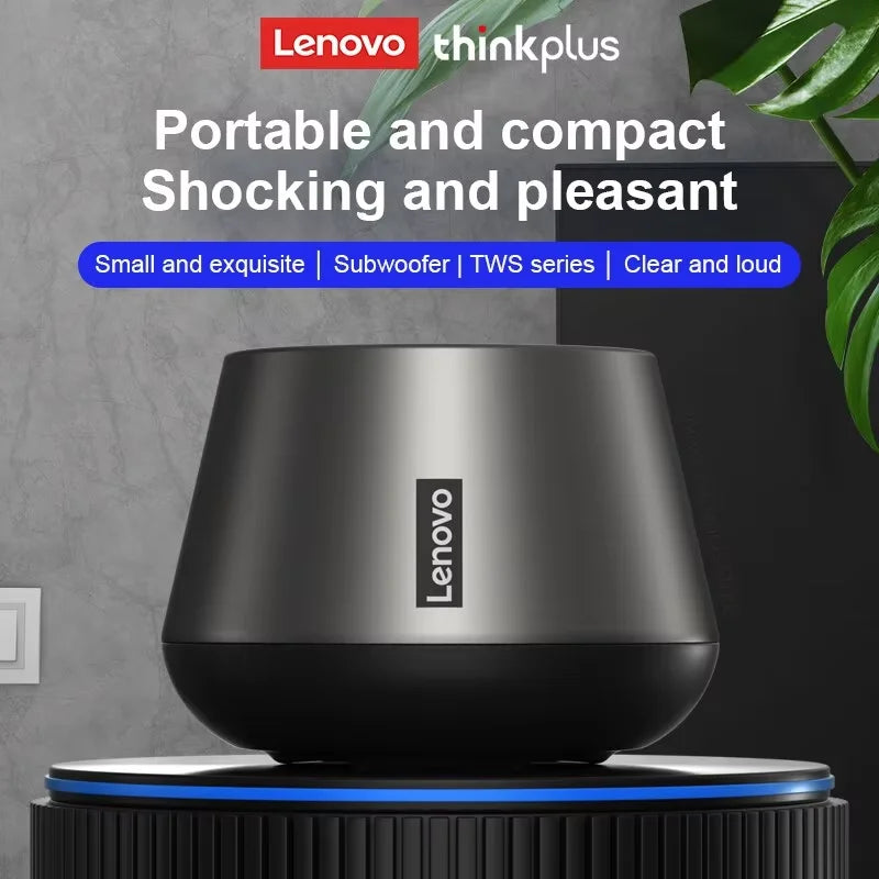 Lenovo K3 Pro Bluetooth 5.0 Speaker - Portable Wireless Speaker with Deep Bass