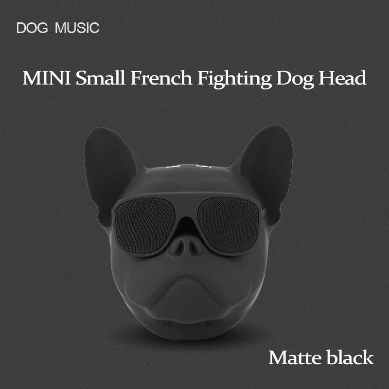 Creative Fighting Dog Wireless Bluetooth Speaker - Portable Touch Control Bass Speaker
