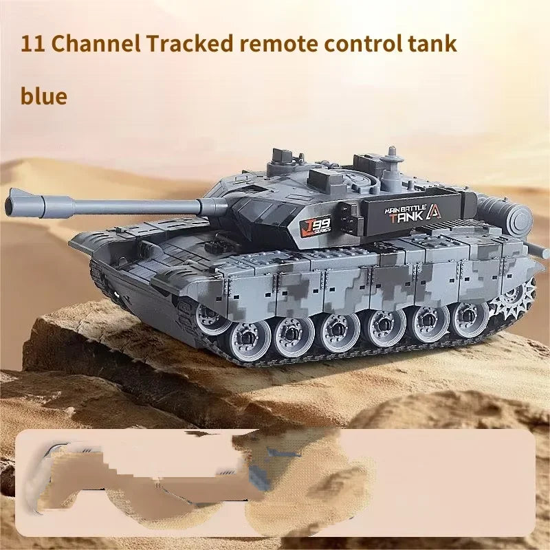 33cm RC Battle Tank - Remote Control Military Vehicle with Crawler Tracks