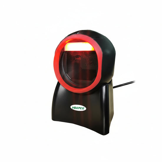 Professional 2D Omnidirectional Barcode Scanner - USB Desktop Auto-Sense Reader