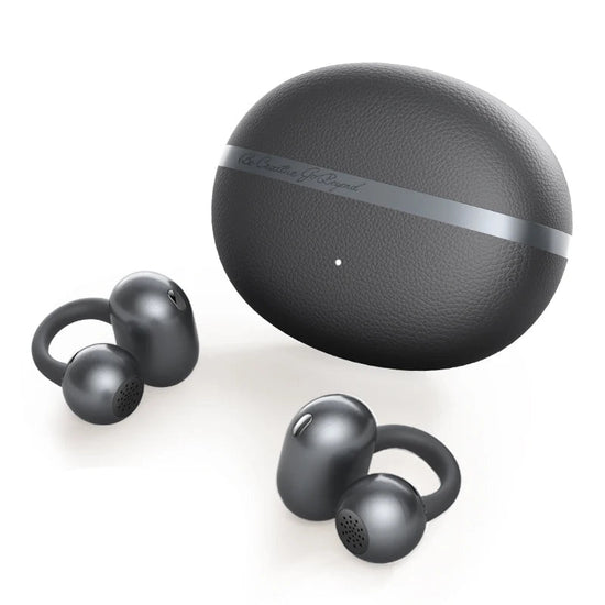 QCY Crossky C50 Open-Ear Bluetooth Earbuds - Wireless Clip-On Sports Headphones with AI Call Technology