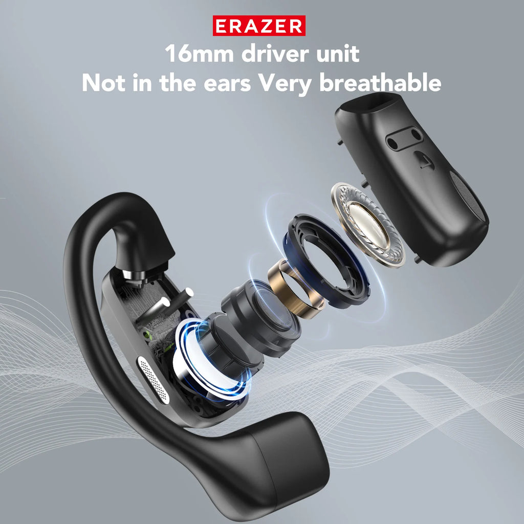 Erazer XP6 AI Translator Bluetooth Earphones - Wireless Sleep & Travel Headset