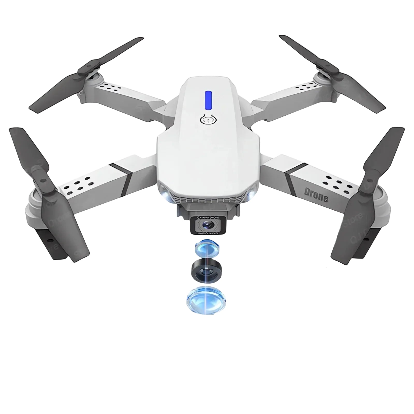 E88 Pro 4K Professional RC Drone with Wide Angle HD Camera - Foldable WiFi FPV Quadcopter