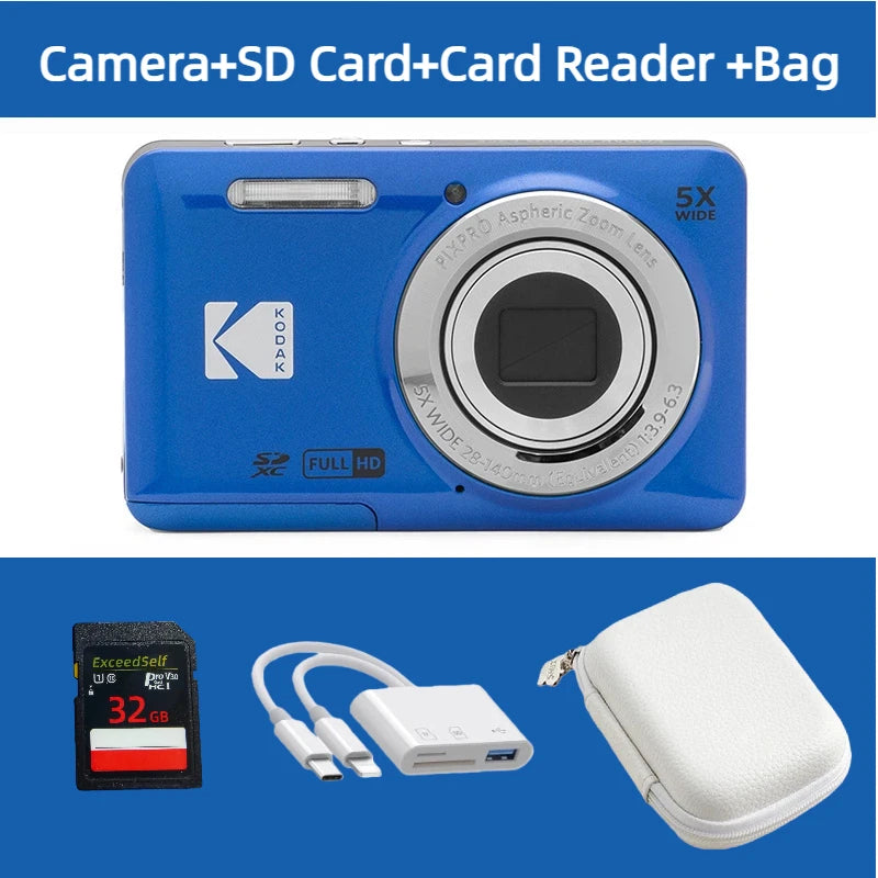 Kodak PIXPRO FZ55 Digital Camera - 16MP, 5x Optical Zoom, Full HD 1080p Video