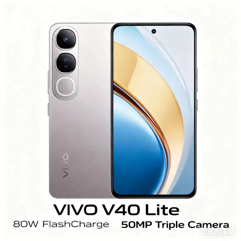VIVO V40 Lite 6.78" HD+ Smartphone - 50MP Dual Camera, 5000mAh Battery, 44W Fast Charging