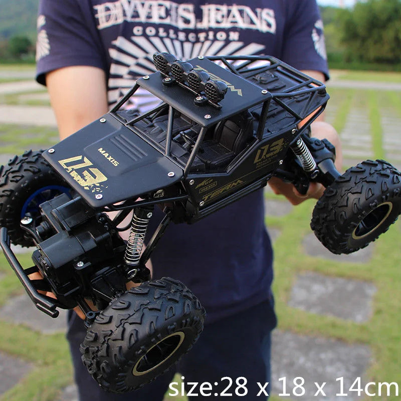 4WD Remote Control Off-Road Buggy Car - 1:12/1:16 Scale RC Truck for Kids