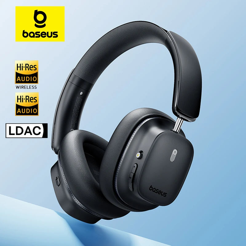 Baseus Bowie 30 Max ANC Wireless Headphones - Hi-Res LDAC Bluetooth 5.4 with Spatial Audio