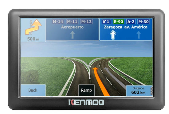 5-Inch HD GPS Navigation System with 2025 Europe Maps & Lifetime Updates
