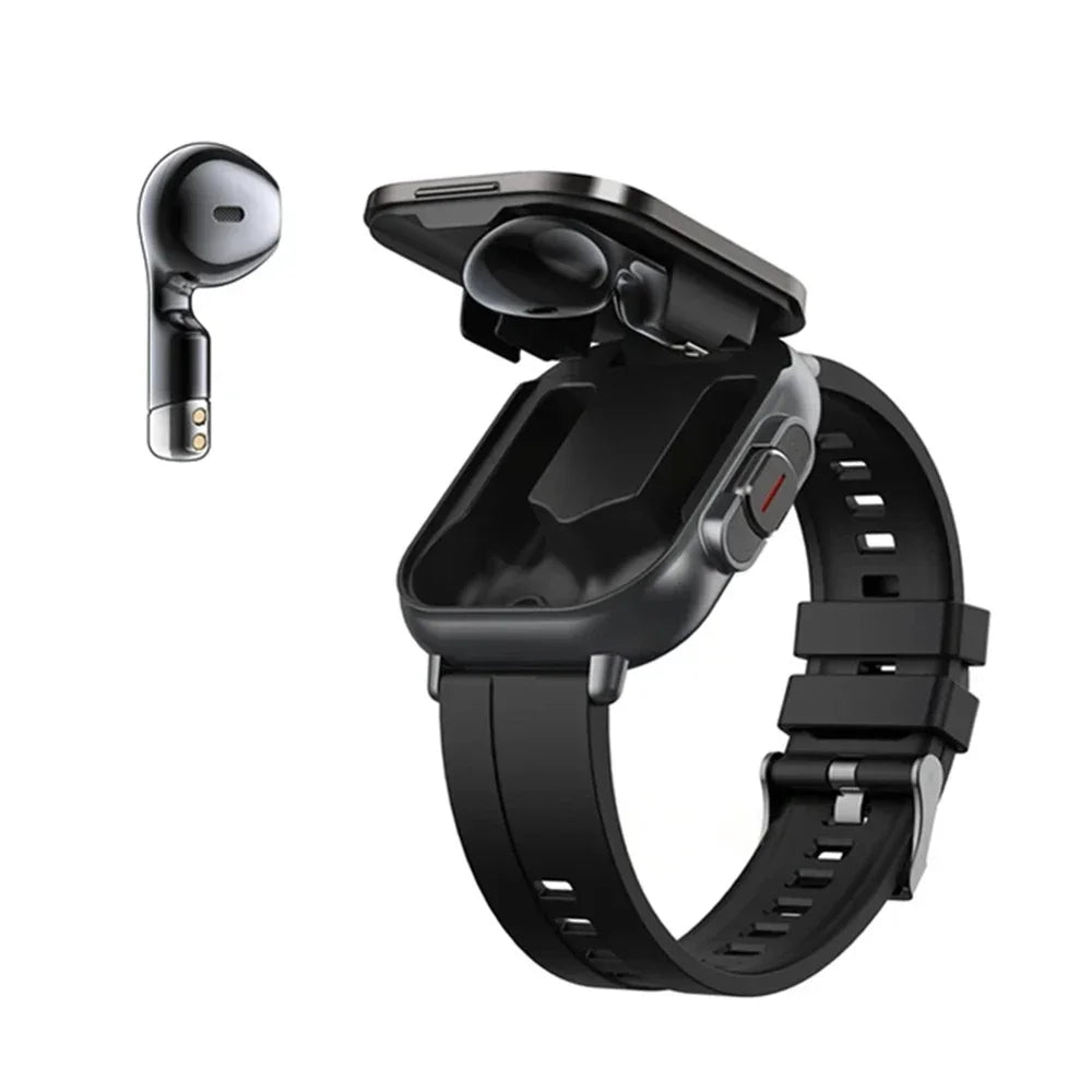 Doogee Smart Watch with TWS Earphones - 2-in-1 Bluetooth Wireless Earbuds & Fitness Tracker