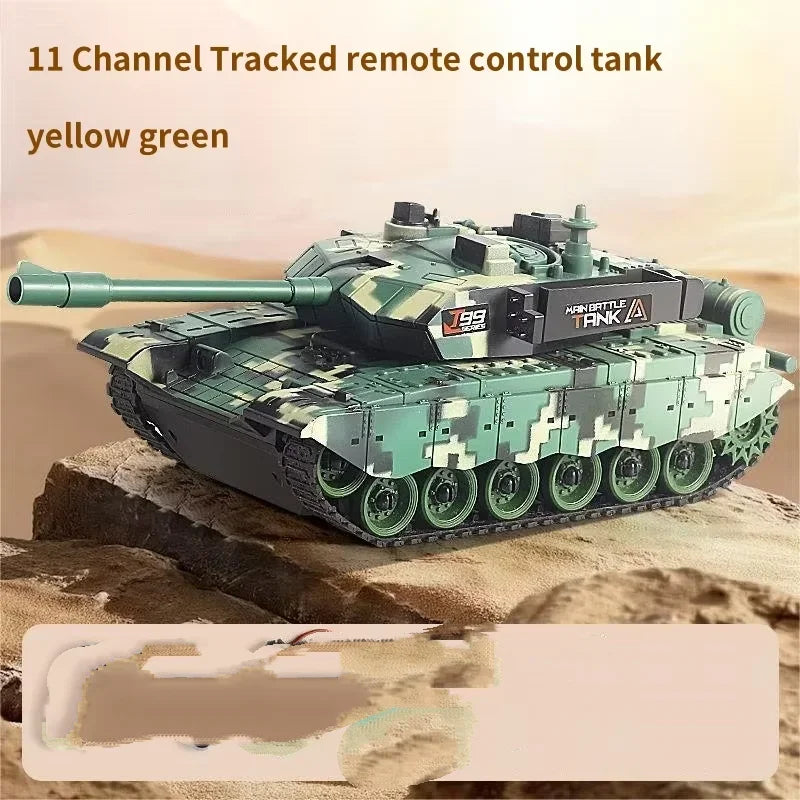 33cm RC Battle Tank - Remote Control Military Vehicle with Crawler Tracks