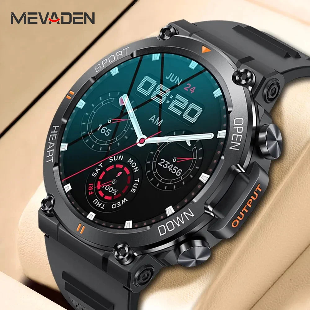 MEVADEN MD56 1.39" HD Bluetooth Smart Watch - Sports Fitness Tracker with Heart Monitor