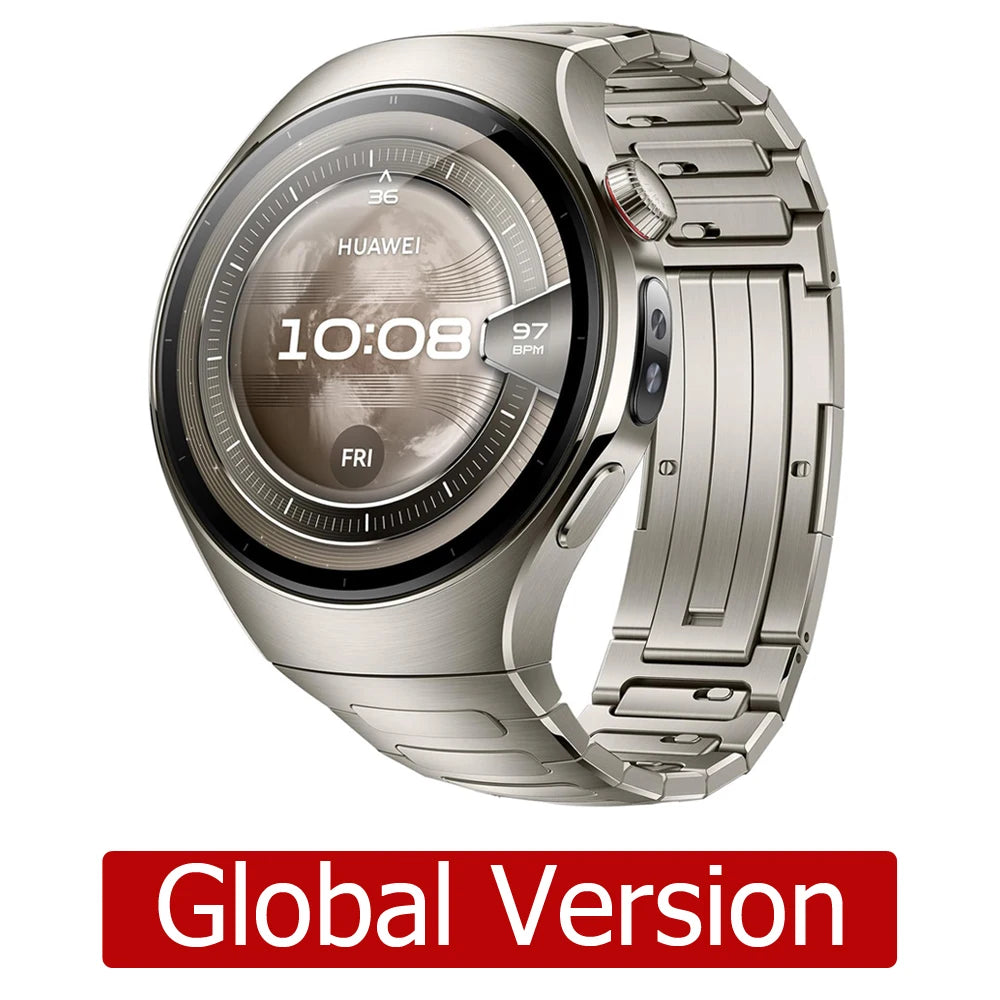 Huawei Watch 5 eSIM Smartwatch - Multi-Sensing Health Monitor with Real-Time Blood Oxygen Tracking