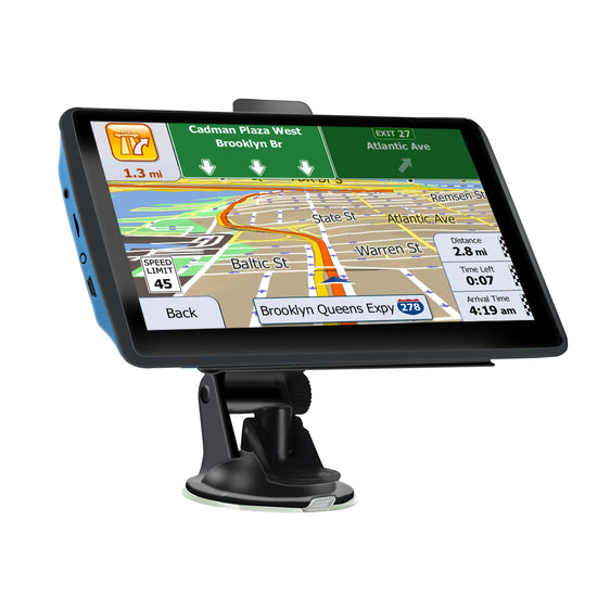 7-Inch GPS Car Navigation System with Lifetime Maps - 8GB Touchscreen Navigator