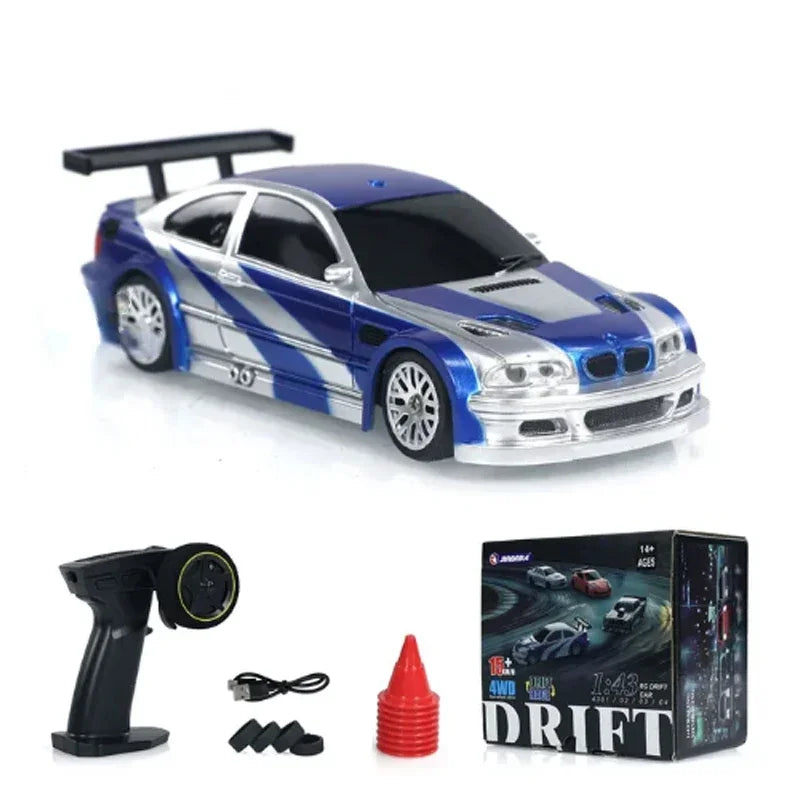 1:43 Scale 2.4G 4WD RC Drift Car - High-Speed Remote Control Racing Model