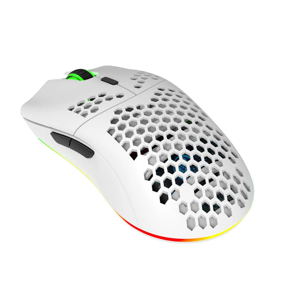 HXSJ T66 RGB Wireless Gaming Mouse - 3600 DPI Rechargeable Ergonomic Mouse