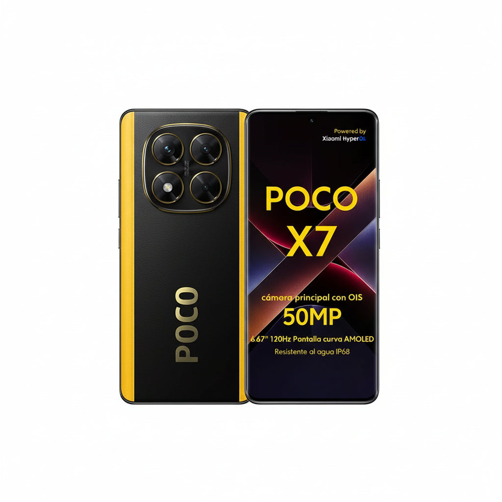 POCO X7 Smartphone - Dimensity 7300-Ultra, 6.67" 120Hz AMOLED, 50MP Camera, IP68 Waterproof