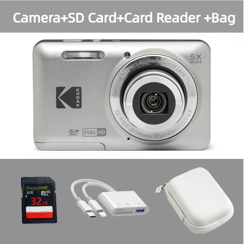 Kodak PIXPRO FZ55 Digital Camera - 16MP, 5x Optical Zoom, Full HD 1080p Video