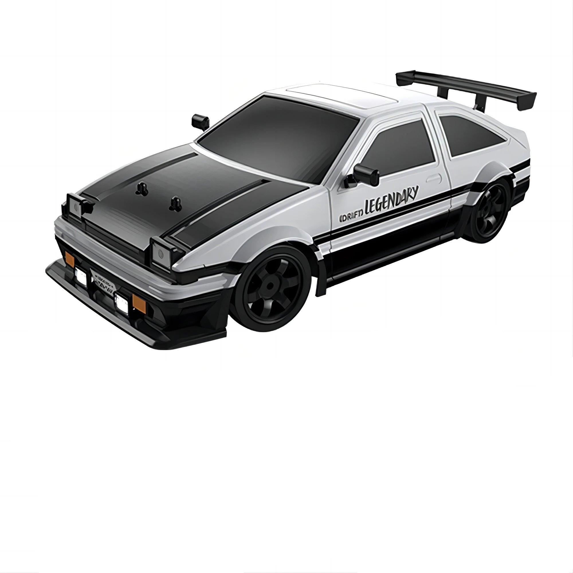 2.4GHz 4WD High-Speed RC Drift Car with LED Lights & Spray Effect