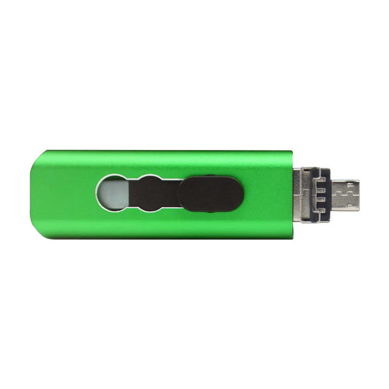 3-in-1 Metal USB Flash Drive - USB 2.0, Type-C & Micro USB OTG Pen Drive (8GB-128GB)