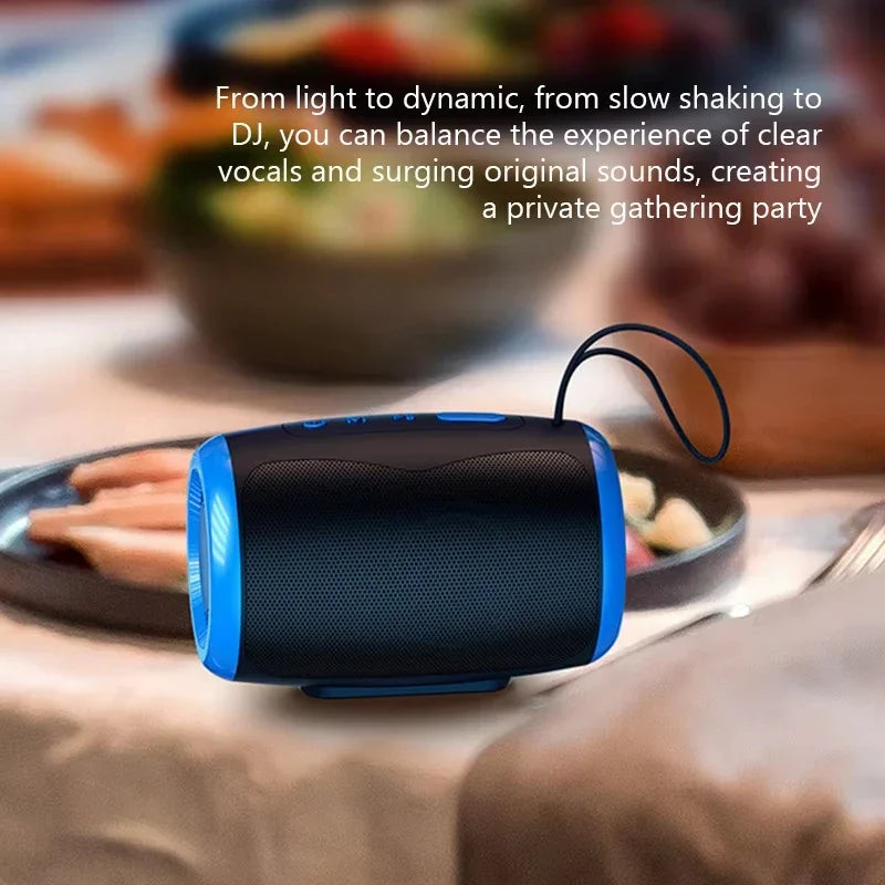 TSN-1 Portable Bluetooth 5.3 Speaker - Wireless Waterproof Outdoor Speaker with TWS Stereo