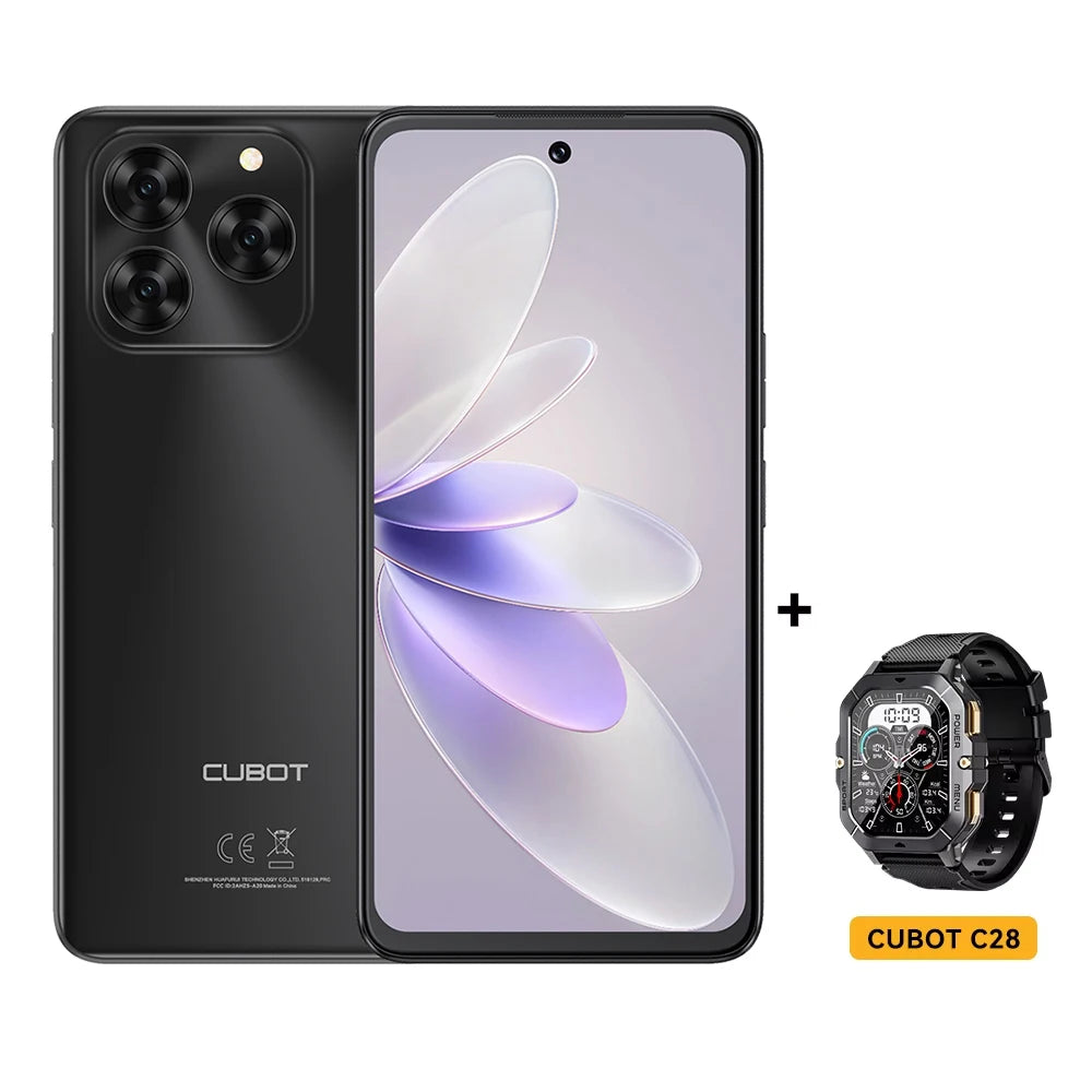 Cubot Note 60 Smartphone - Android 15, 7.2" 120Hz Display, 16GB RAM, 128GB Storage, 48MP Camera
