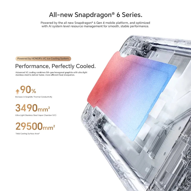 HONOR X9d Smartphone - 6.79" 120Hz Display, Snapdragon 6 Gen 4, 108MP Camera, 8300mAh Battery