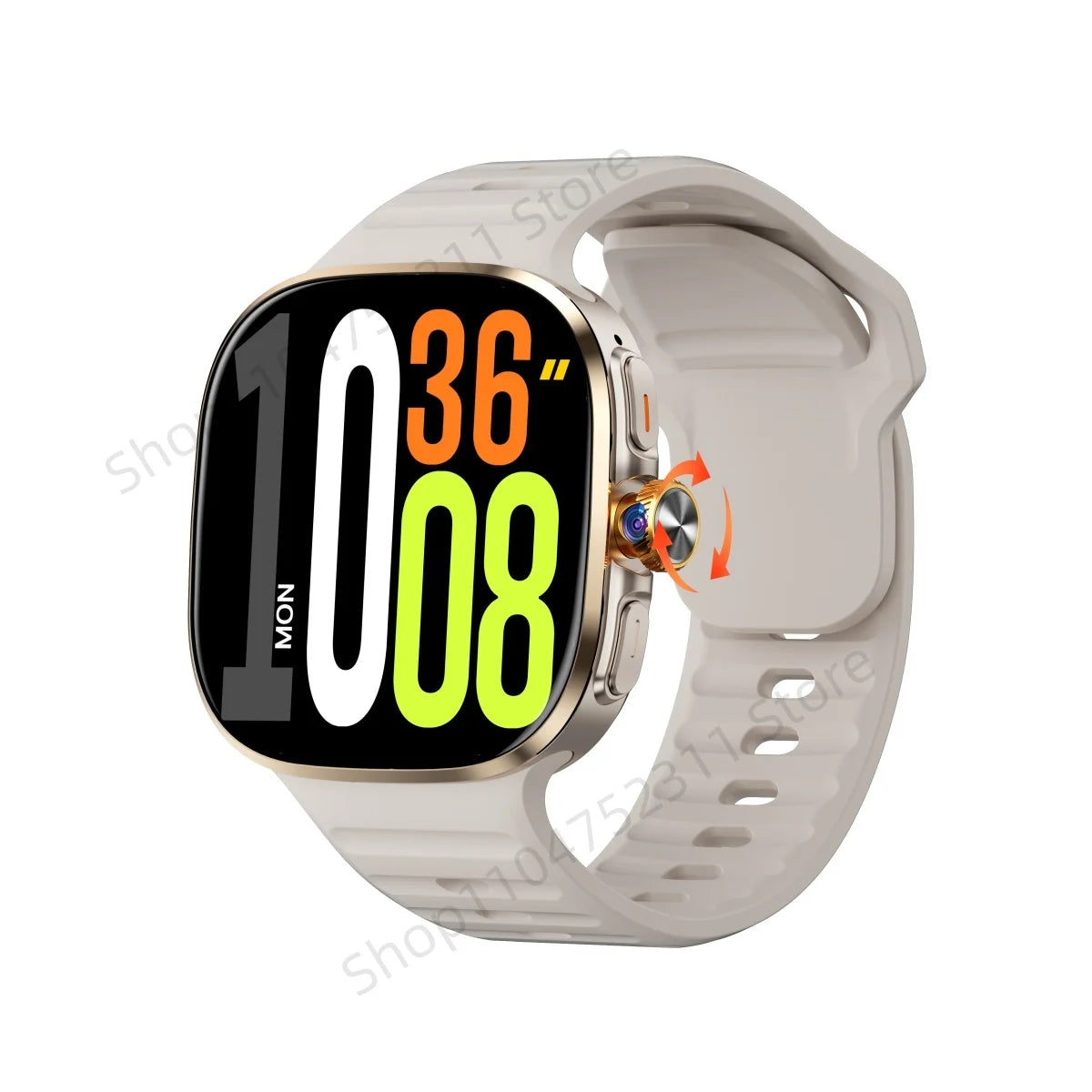 M99 5G Smartwatch - 2.4" AMOLED Display with 900W Rotating Camera
