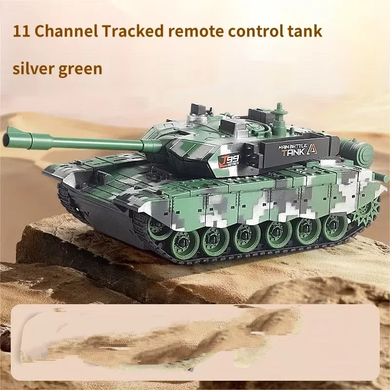 33cm RC Battle Tank - Remote Control Military Vehicle with Crawler Tracks