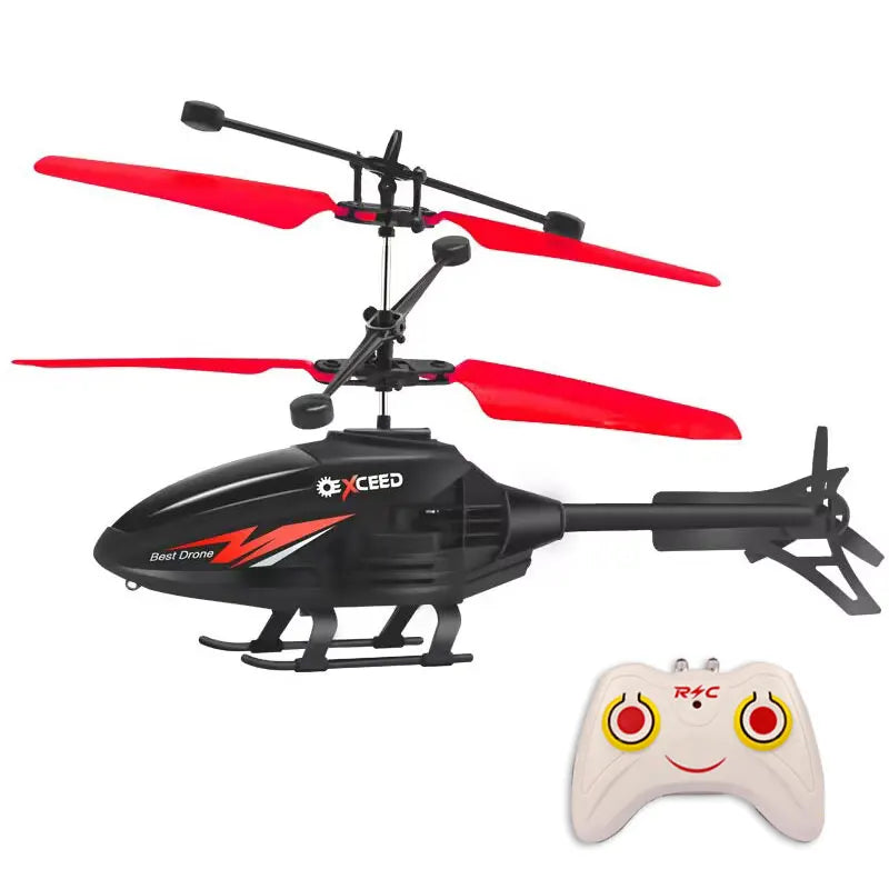 RC Goshawk - Gesture Sensing Flying Helicopter with LED Lights for Kids