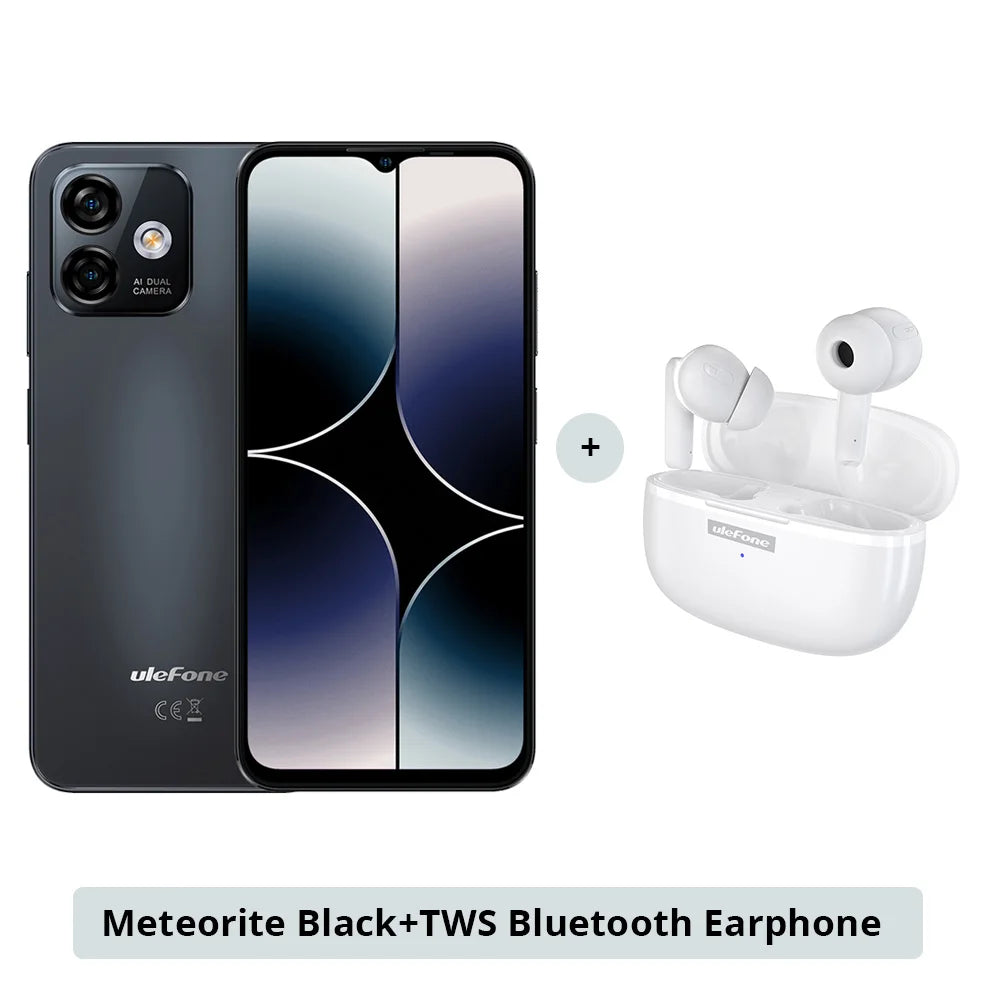 Ulefone Note 16 Pro 4G Smartphone - 16GB RAM (8GB+8GB Extended) 256GB Storage, Android 13, 50MP Camera, 6.52" Display