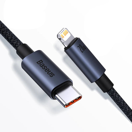 Baseus Fast Charging Cable - USB-C to Lightning - 3A Quick Charge for iPhone 13/12/11 Pro Max