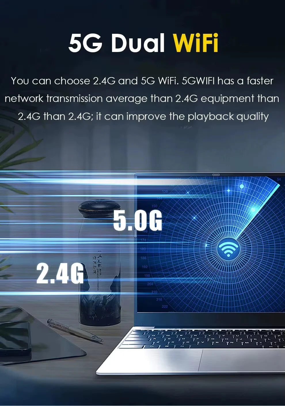 15.6" Professional Laptop - Intel Core i7-8500Y, 16GB RAM, 1TB SSD, Windows 11 with Fingerprint Security