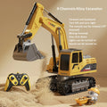 Remote Control Excavator Toy - 9 Channel RC Construction Vehicle with Lights & Sound