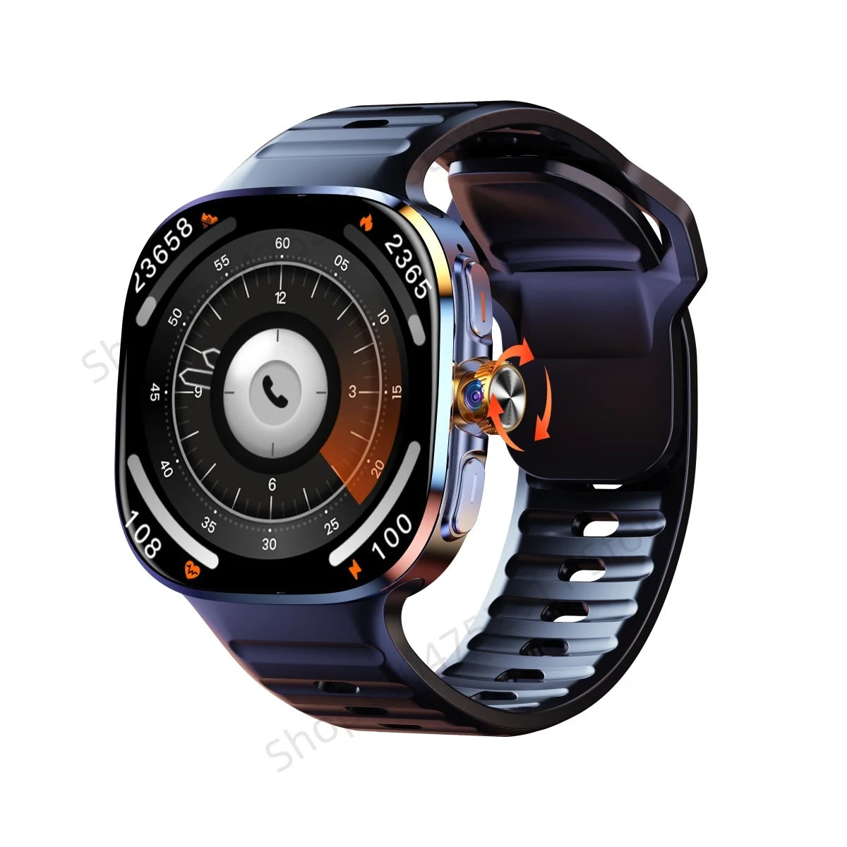 M99 5G Smartwatch - 2.4" AMOLED Display with 900W Rotating Camera