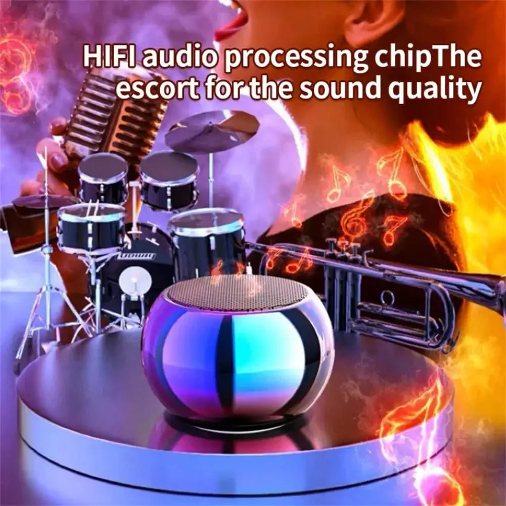 Portable Wireless Bluetooth Speaker - Heavy Bass Subwoofer for Home & Office