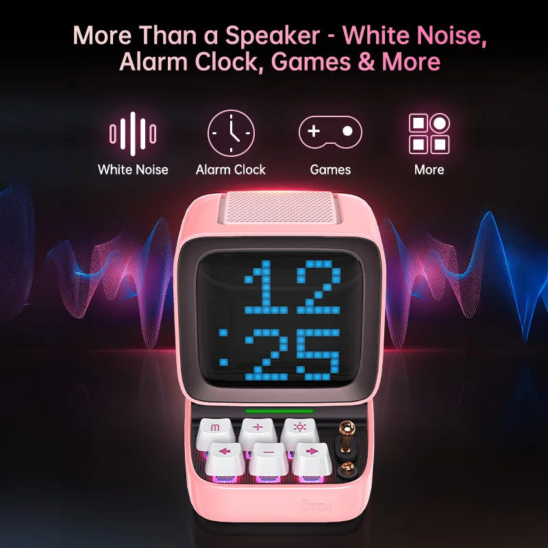 Divoom Ditoo Pro Retro Pixel Art Bluetooth Speaker with LED Display