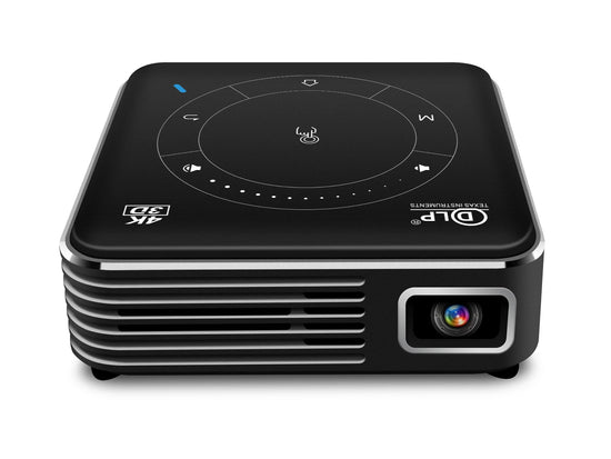 Mini Portable 4K Projector - DLP Android Smart Home Theater with WiFi & Bluetooth