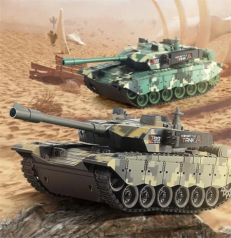 33cm RC Battle Tank - Remote Control Military Vehicle with Crawler Tracks