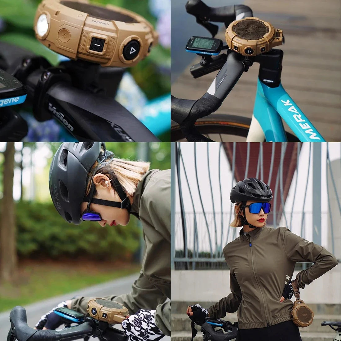 Mifa Tango Portable Bluetooth Speaker - IP67 Waterproof with Flashlight & 25-Hour Playtime