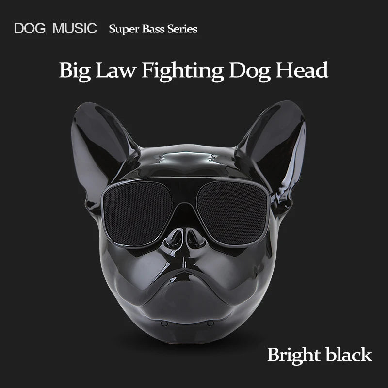 Creative Fighting Dog Wireless Bluetooth Speaker - Portable Touch Control Bass Speaker