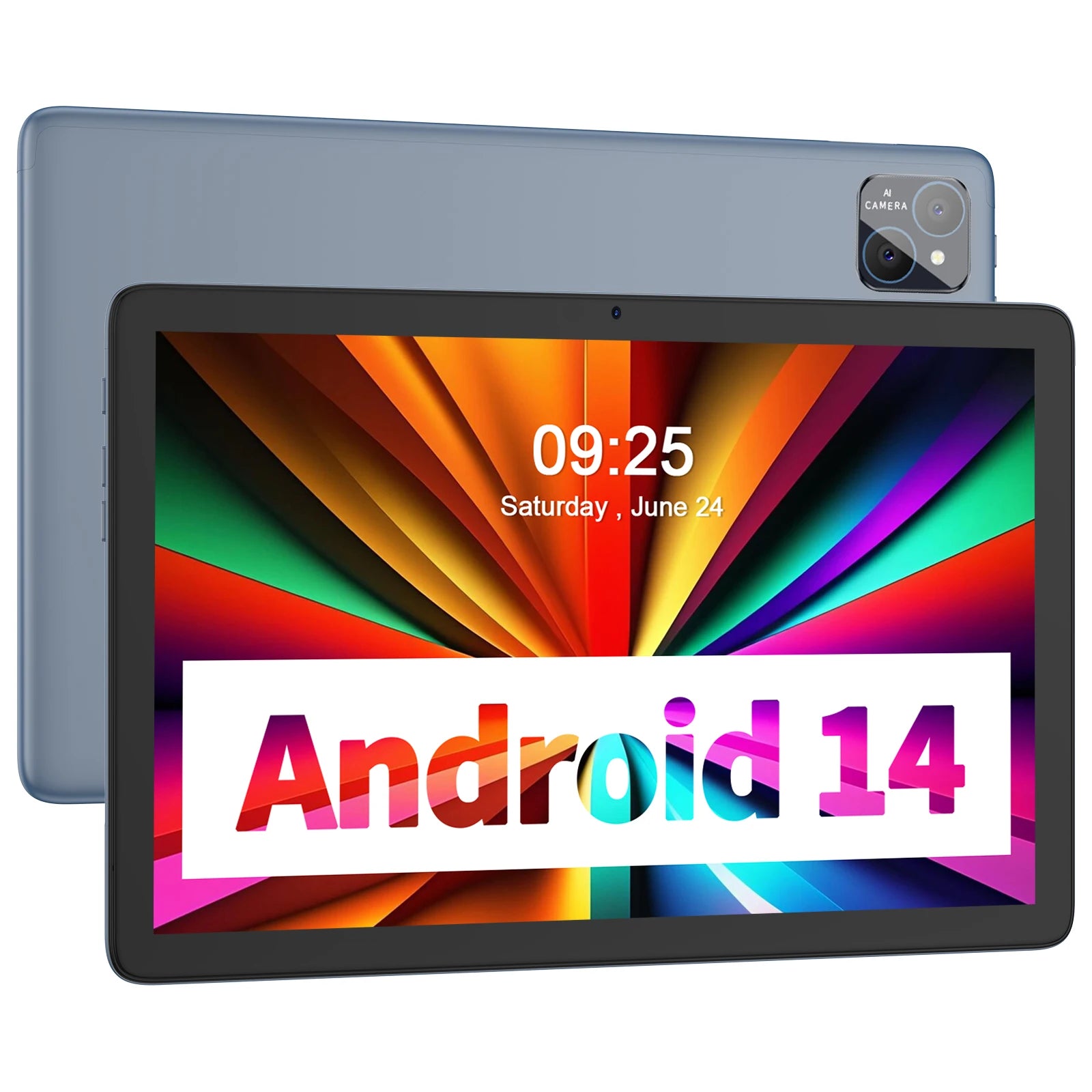 PRITOM TAB11 10-Inch Android 14 Tablet - Octa-Core Processor, 128GB Storage, 8000mAh Battery