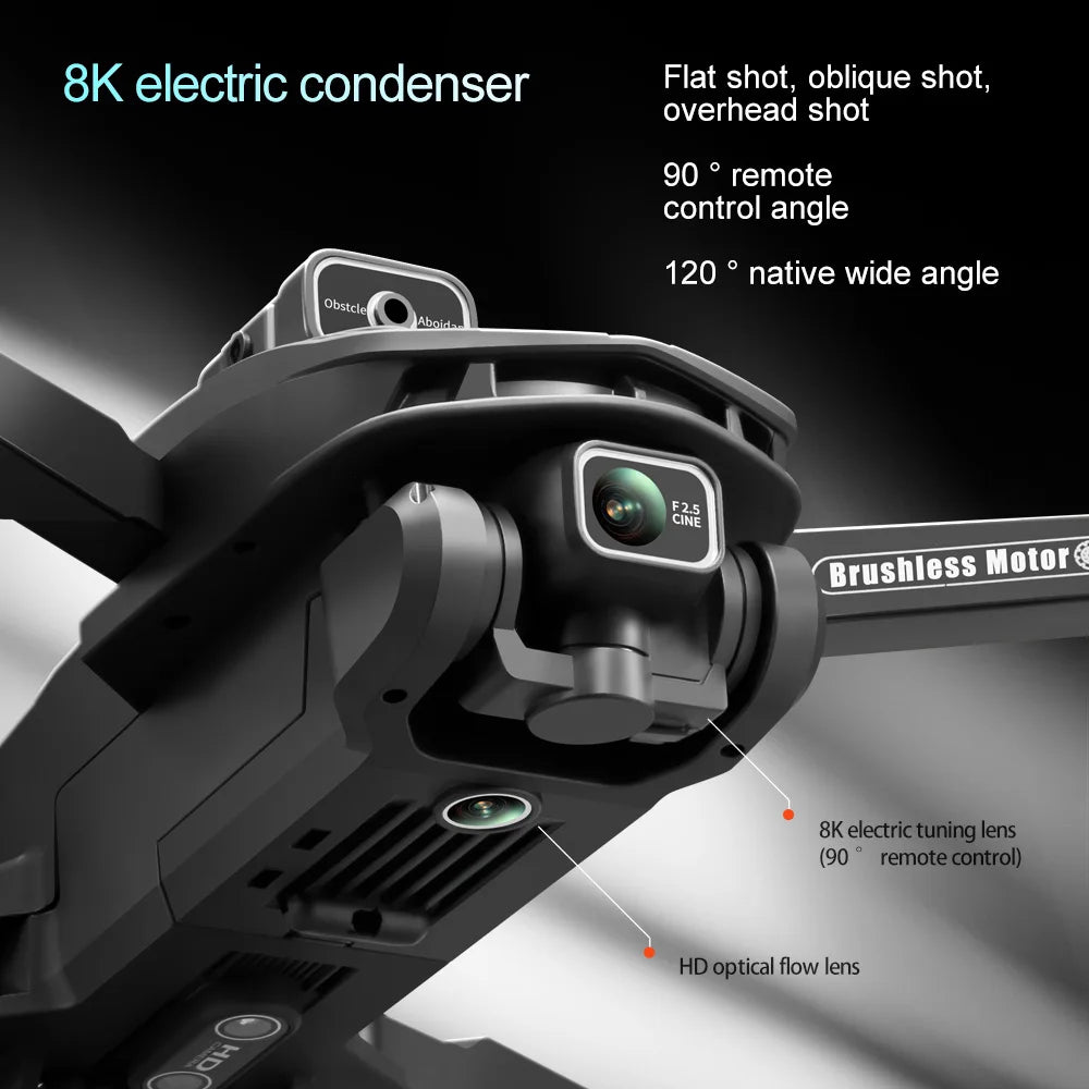 V168 Pro MAX GPS Drone with 8K HD Camera - Professional 5G WiFi FPV Quadcopter