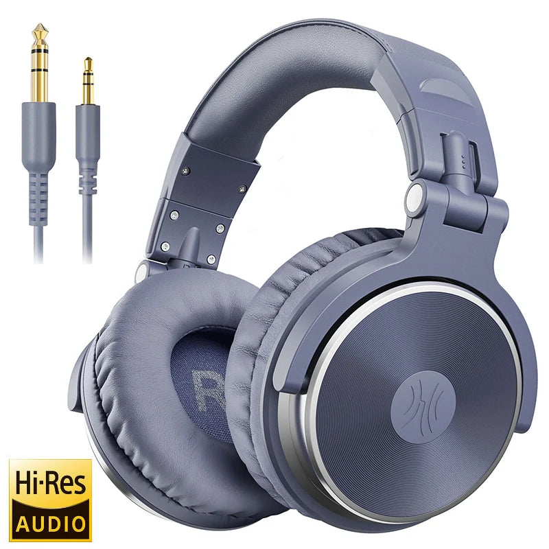Oneodio Professional Studio Monitor Headphones - Pro Series DJ Headset with Microphone