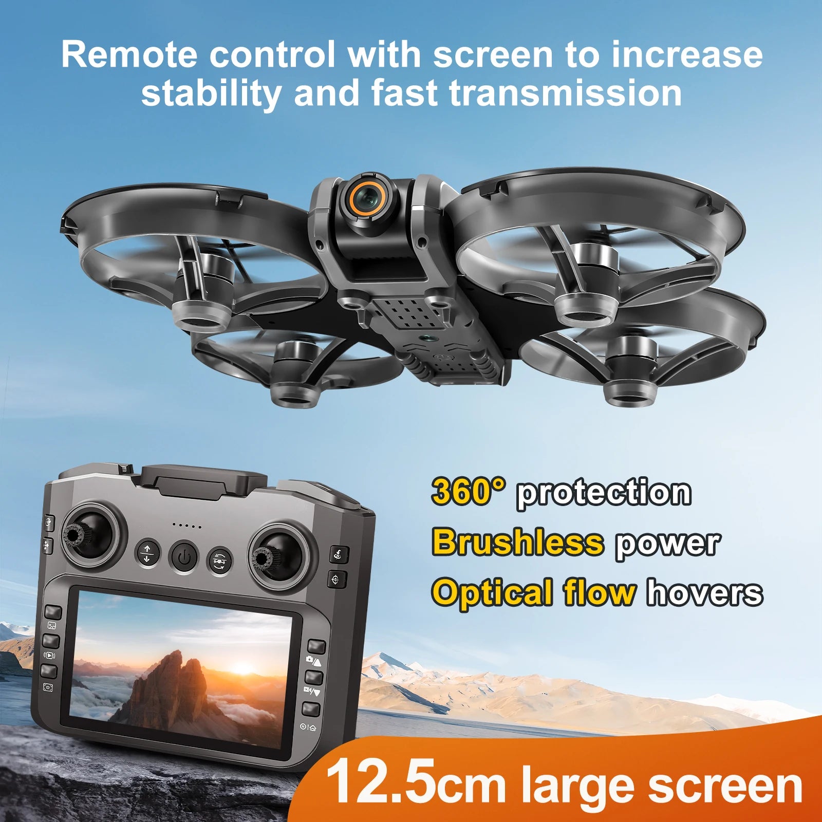 S156 Professional RC Drone - 8K HD Dual Camera Quadcopter with 2.4G/5G WiFi & Aerial Photography