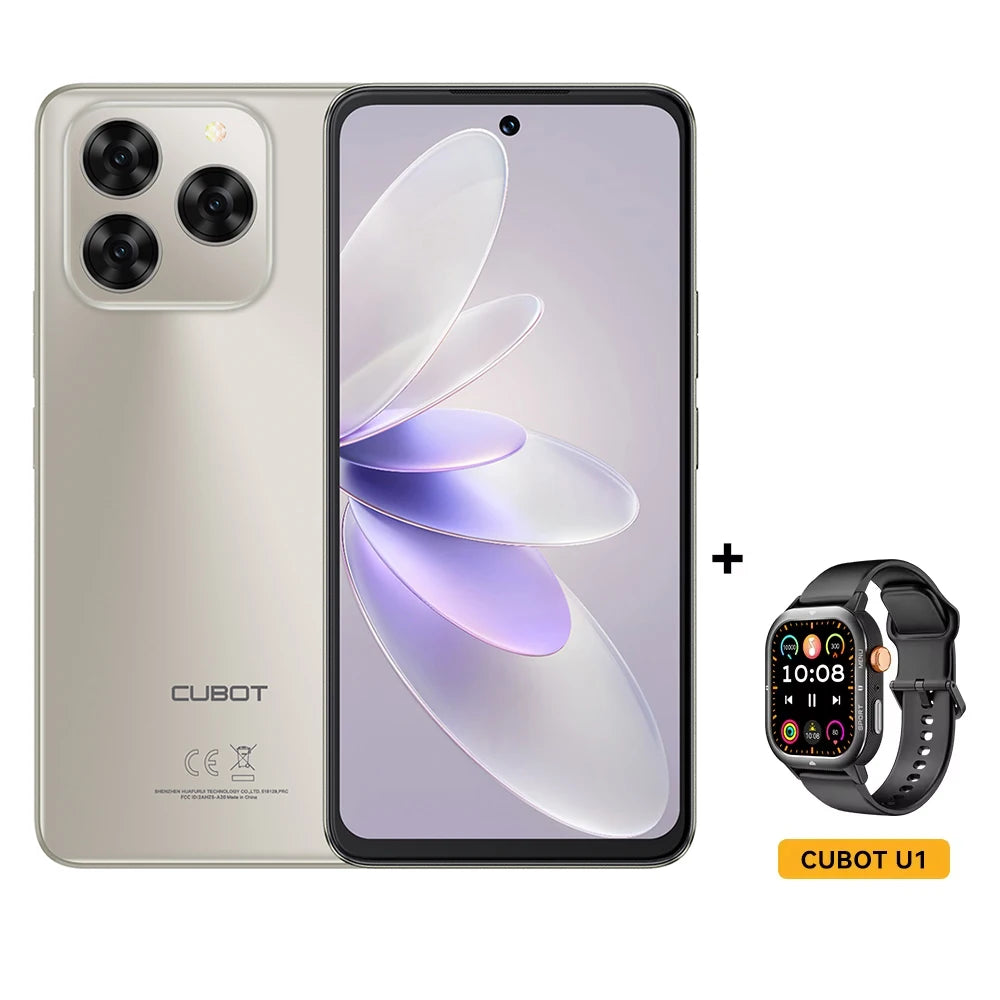 Cubot Note 60 Smartphone - Android 15, 7.2" 120Hz Display, 16GB RAM, 128GB Storage, 48MP Camera