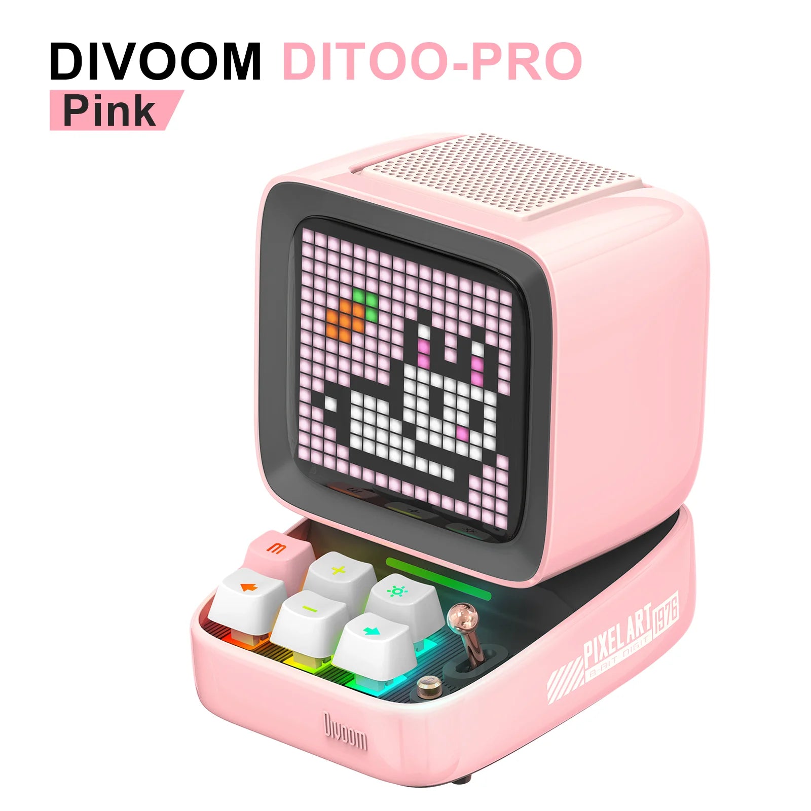 Divoom Ditoo Pro Retro Pixel Art Bluetooth Speaker with LED Display