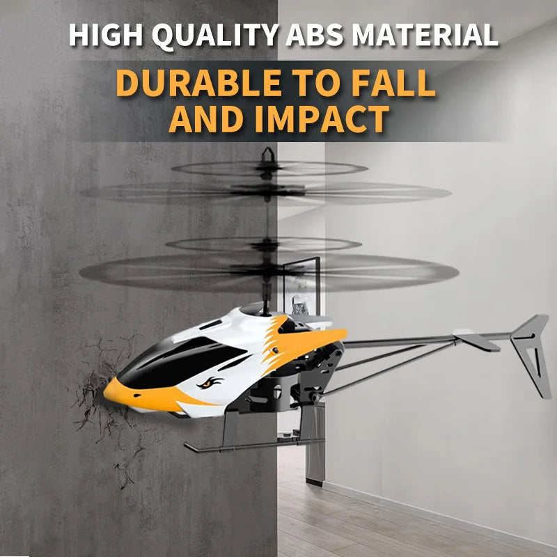 RC Goshawk - Gesture Sensing Flying Helicopter with LED Lights for Kids