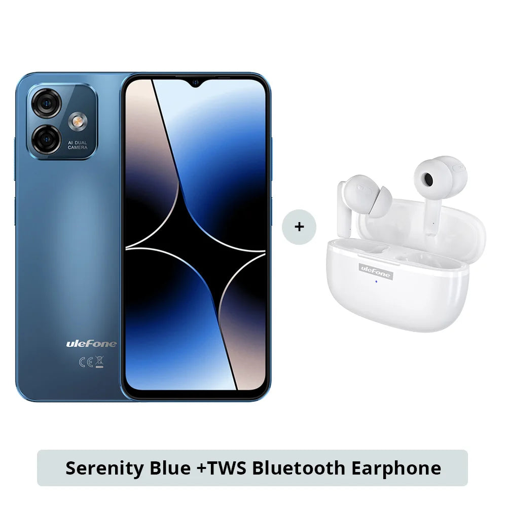 Ulefone Note 16 Pro 4G Smartphone - 16GB RAM (8GB+8GB Extended) 256GB Storage, Android 13, 50MP Camera, 6.52" Display