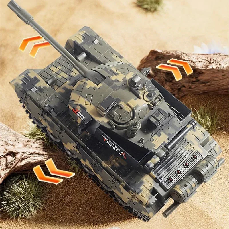 33cm RC Battle Tank - Remote Control Military Vehicle with Crawler Tracks