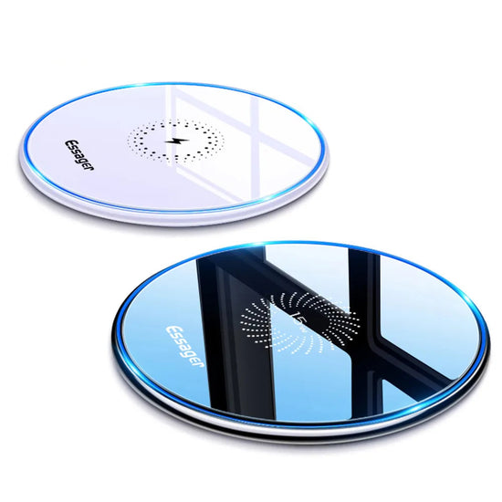Essager 15W Qi Magnetic Wireless Charger - Fast Charging Pad for iPhone 12/13/14 & Samsung